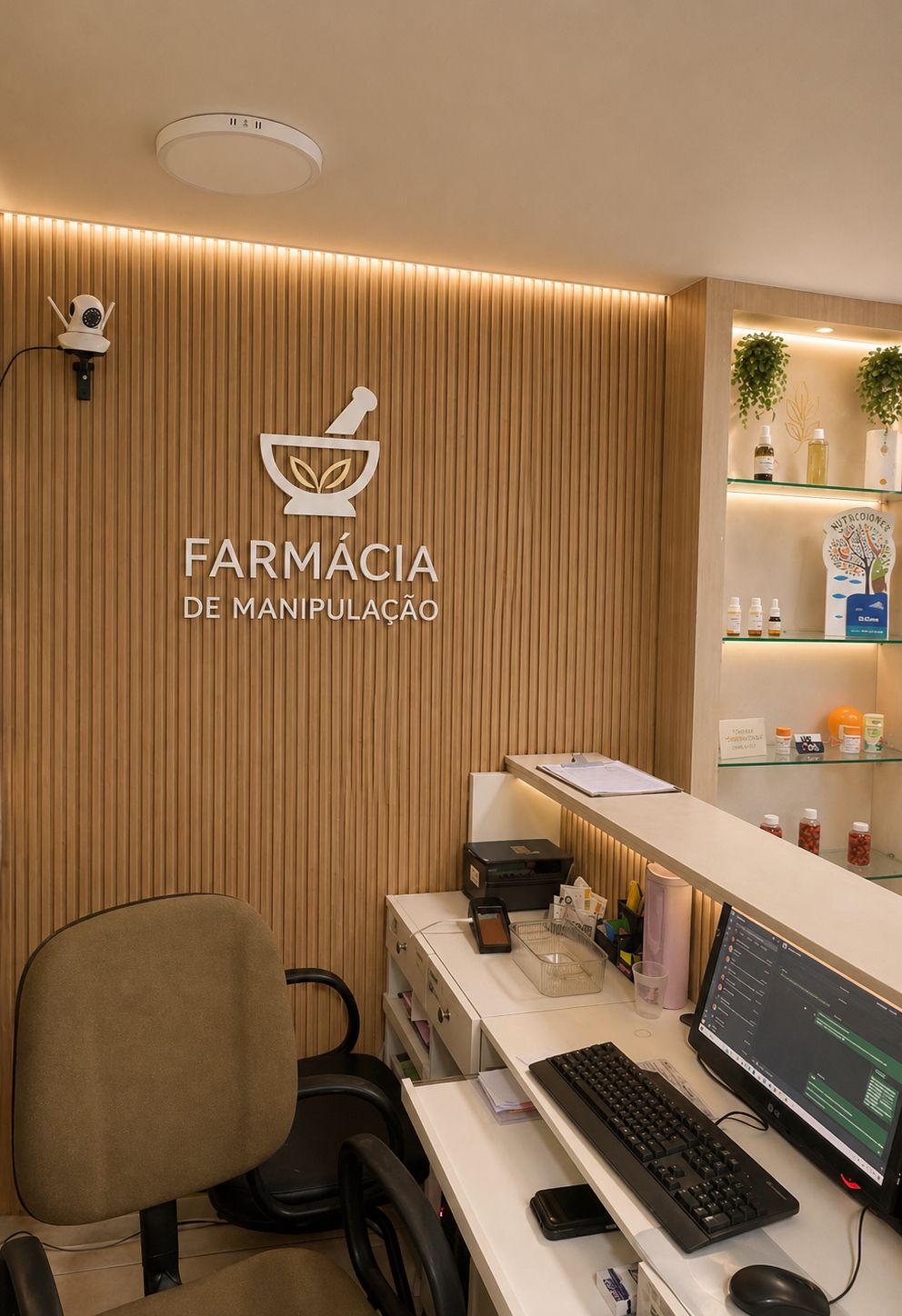 Recepção da Ph4 Solução - Farmácia de Manipulação